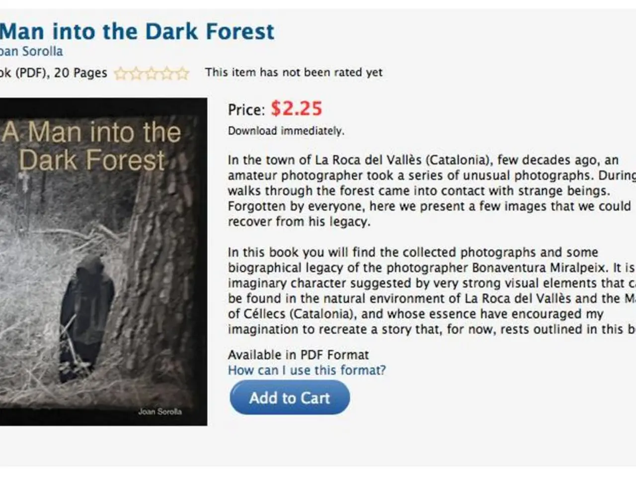 Michael Kessler, an actor, experiences fear in the depths of a forest at night.