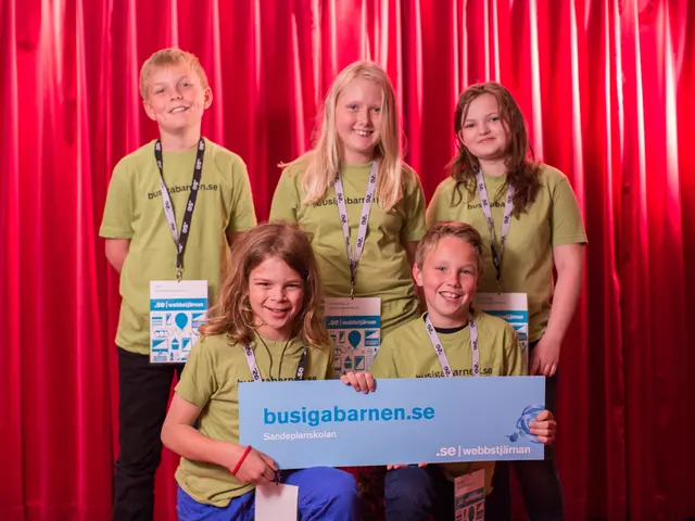 Elementary school pupils, even aged five, are tasked with composing Valentine's Day greeting cards...